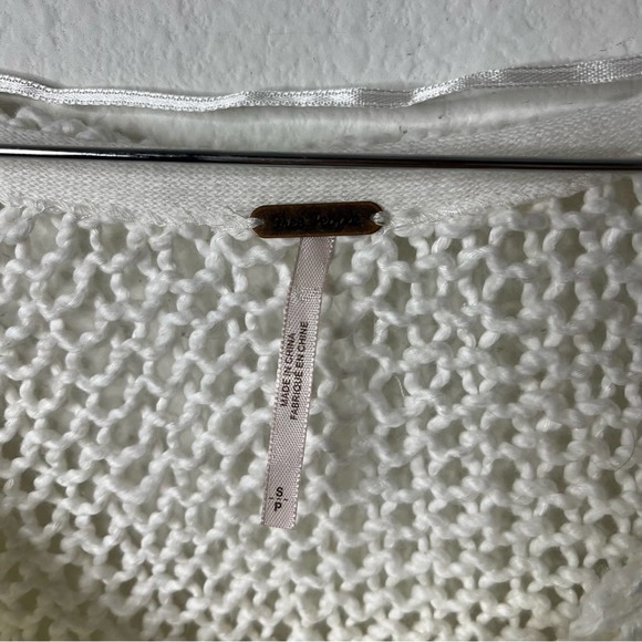 Free People Oversized Open Knit Slouchy Pullover Sweater Womens Size S - Picture 9 of 9